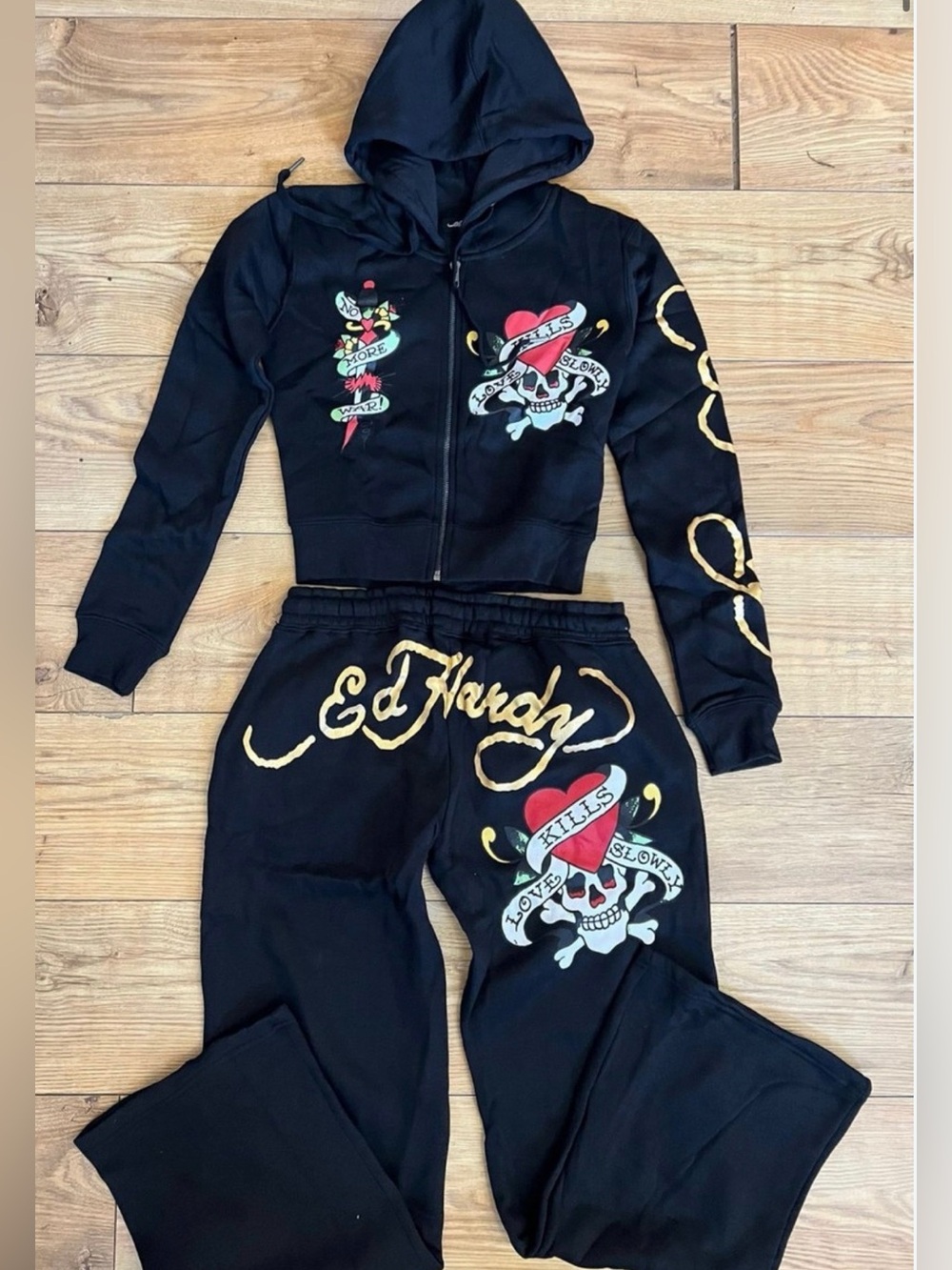 Ed Hardy hoodie set